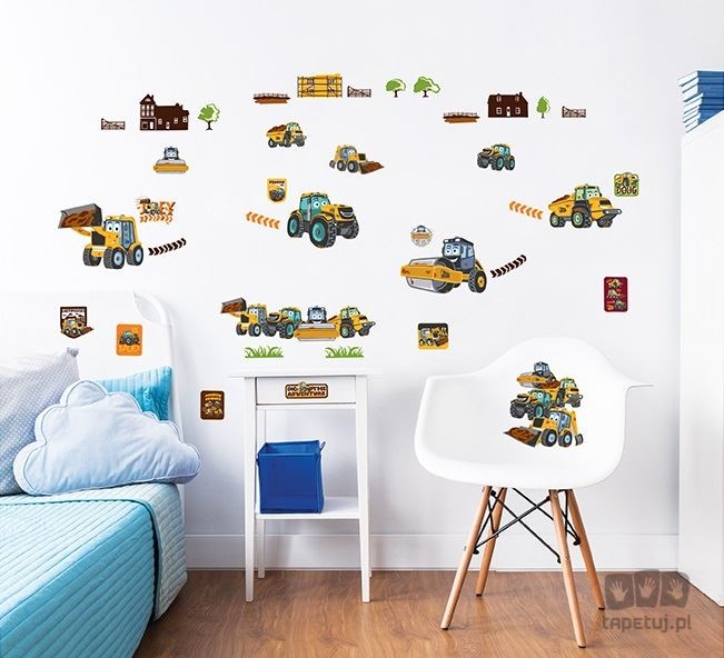 Naklejki ścienne dla dzieci JCB Muddy Friends 44722