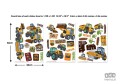 Naklejki ścienne dla dzieci JCB Muddy Friends 44722