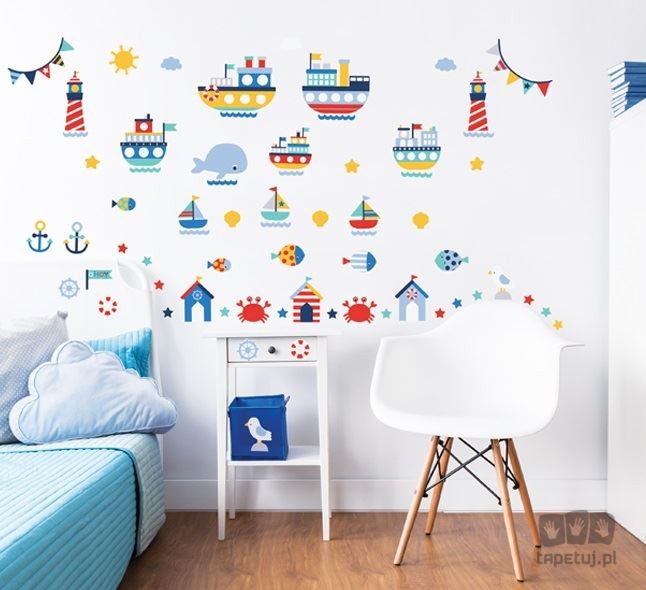 Naklejki ścienne dla dzieci Nautical 44845