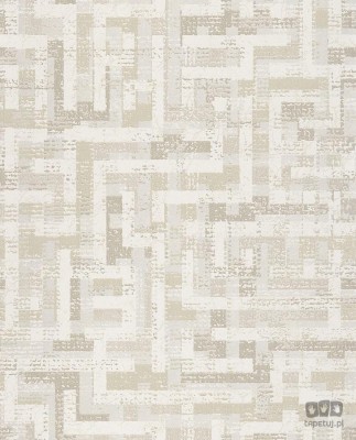 Tapeta w odcieniach taupe z ornamentem