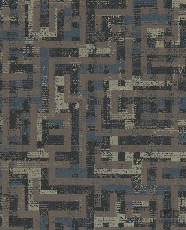 Tapeta w odcieniach taupe z ornamentami