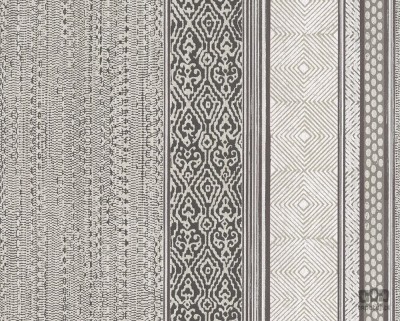 Tapeta w odcieniach taupe z ornamentami