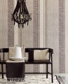 Tapeta w odcieniach taupe z ornamentami