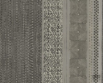 Tapeta w odcieniach taupe z ornamentami