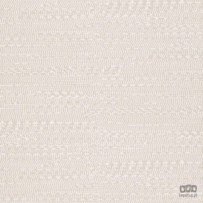 Kremowa tapeta z ozdobną fakturą