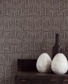 Czarna tapeta z abstrakcyjnym wzorem