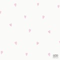 Minimalistyczna tapeta papierowa w serduszka