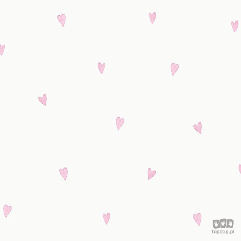 Minimalistyczna tapeta papierowa w serduszka