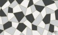 Tapeta na flizelinie z motywem geometrycznej mozaiki