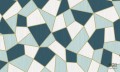 Tapeta na flizelinie z motywem geometrycznej mozaiki