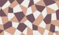 Tapeta na flizelinie z motywem geometrycznej mozaiki
