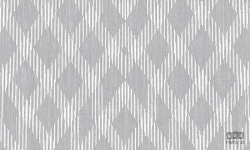 Szara tapeta na flizelinie z geometrycznym złotym motywem