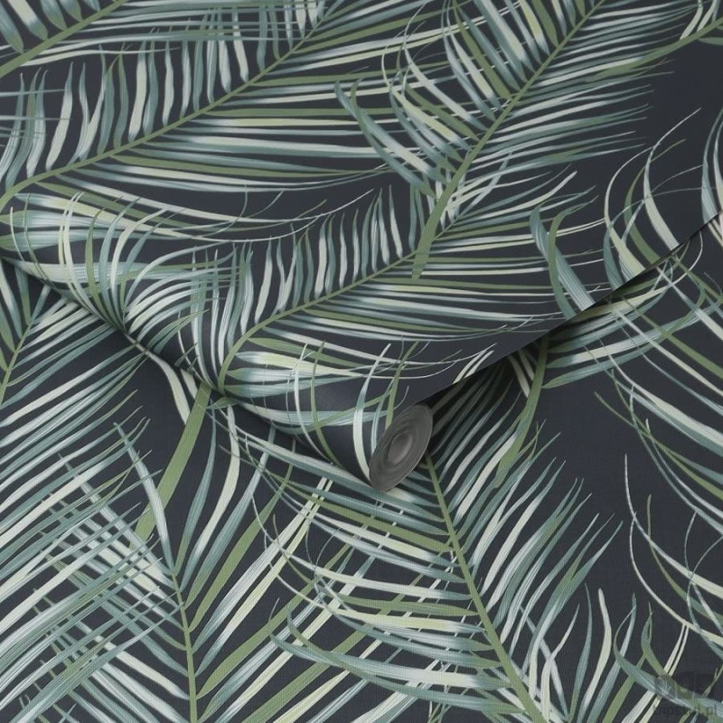 Tapeta z motywem zielonych palm