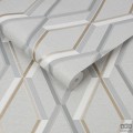 Szara tapeta z geometrycznym motywem