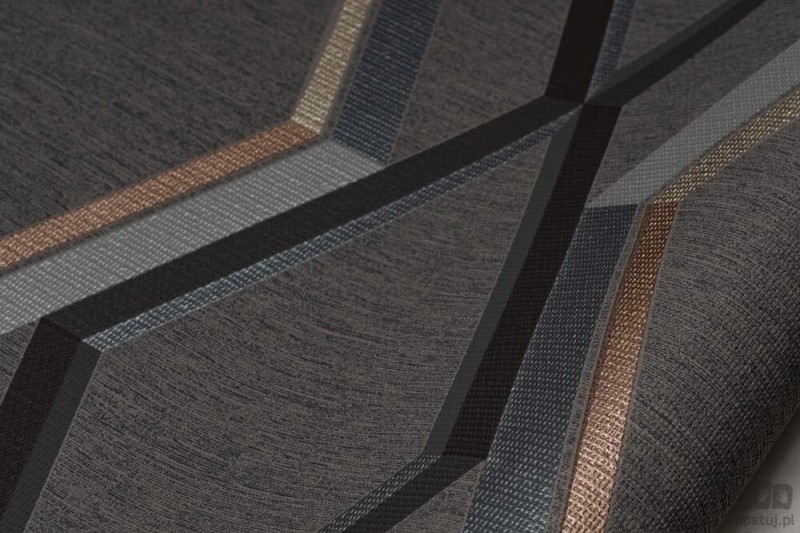 Tapeta w odcieniach szarości z geometrycznym wzorem