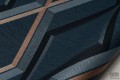 Tapeta w odcieniach granatu z geometrycznym wzorem