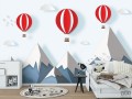 Fototapeta Przeloty balonami nad górami 13609