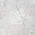 Różowo-szara tapeta papierowa drzewa gałązki
