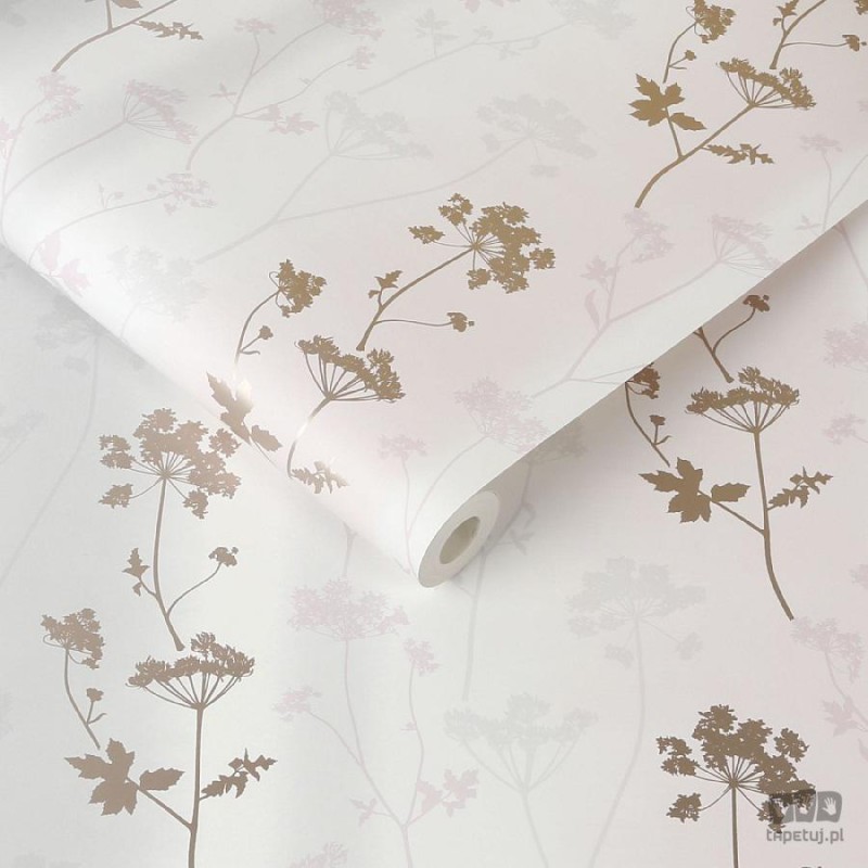 Tapeta papierowa w kolorowe kwiaty