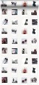 Tapeta na flizelinie zdjęcia polaroid Francja kolor