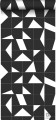 Tapeta na flizelinie biało czarna wzór geometryczny