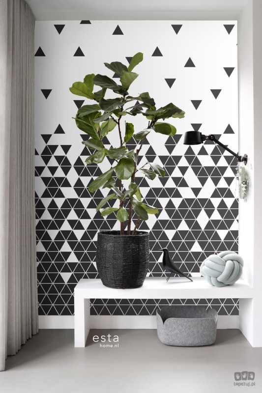 Fototapeta na flizelinie wzór geometryczny trójkąty