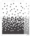 Fototapeta na flizelinie wzór geometryczny trójkąty