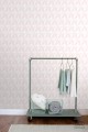 Tapeta na flizelinie gwiazdy 3D różowa