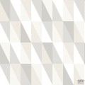 Tapeta wzór geometryczny trójkąty odcienie beżu flizelina