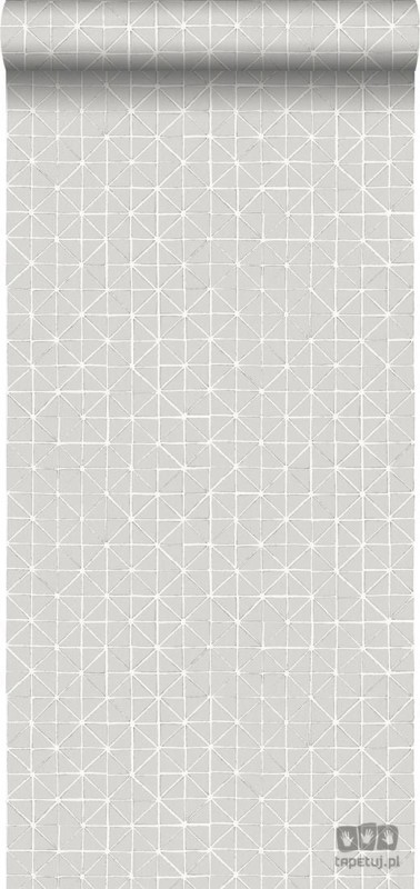 Tapeta na flizelinie z geometryczną mozaiką