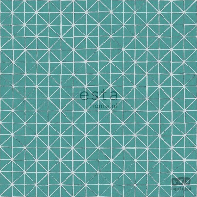 Tapeta na flizelinie z geometryczną mozaiką