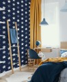 Tapeta papierowa na flizelinie z w gwiazdki