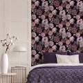 Tapeta papierowa z motywem w kwiaty