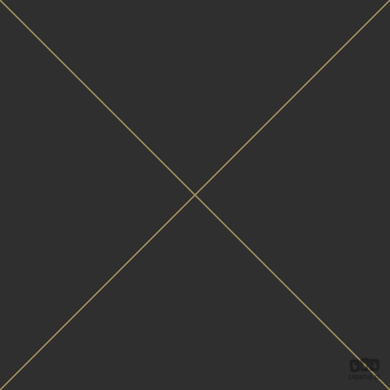 Czarna tapeta w złote linie wzór geometryczny