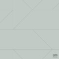 Zielona tapeta w srebrne linie wzór geometryczny
