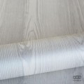 Tapeta na flizelinie z wzorem drewna biało-szare deski