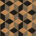 Tapeta na flizelinie w geometryczny wzór bryły z efektem 3D