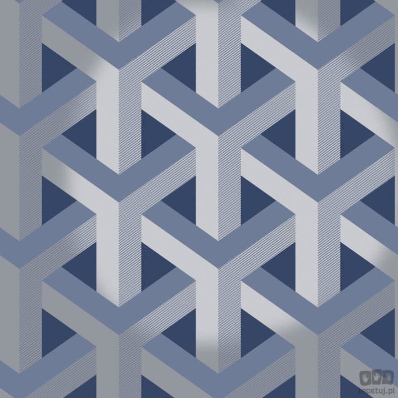 Tapeta z geometrycznym motywem efekt 3D