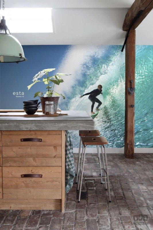 Fototapeta surfing fale