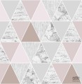 Tapeta na flizelinie w wzór geometryczny trójkąty