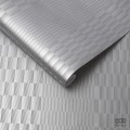 Szaro-srebrna tapeta wzór geometryczny