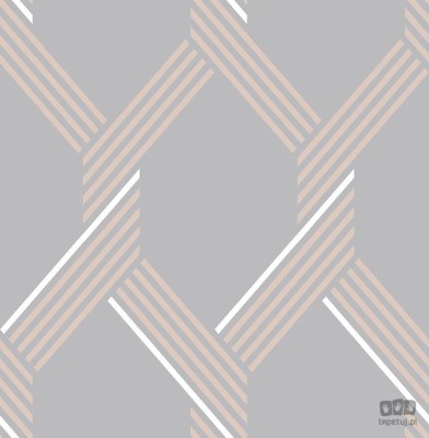 Szara tapeta wzór geometryczny
