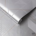 Metaliczna tapeta wzór geometryczny