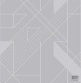 Metaliczna tapeta wzór geometryczny