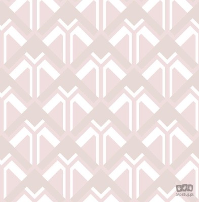 Tapeta art deco w romby