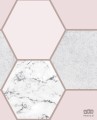 Tapeta różowo-szary wzór geometryczny