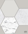 Tapeta wzór geometryczny marmur taupe