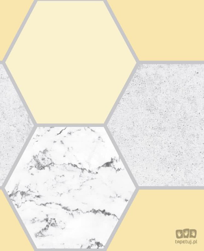 Nowoczesna tapeta wzór geometryczny marmur