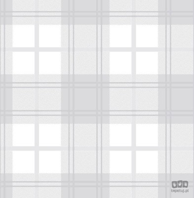 Tapeta w biało-srebrną kratkę