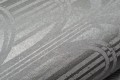 Srebrna tapeta na flizelinie wzór art deco